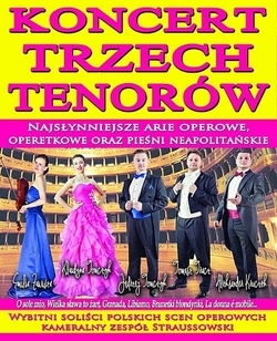 Wygraj zaproszenie na Koncert Trzech Tenorów w Jędrzejowie
