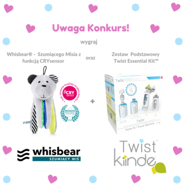 Konkurs z przyjacielem Whisbear Szumiący Miś