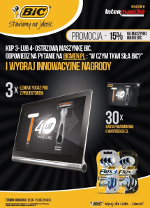 Konkurs "Poznaj siłę BIC" Intermarche
