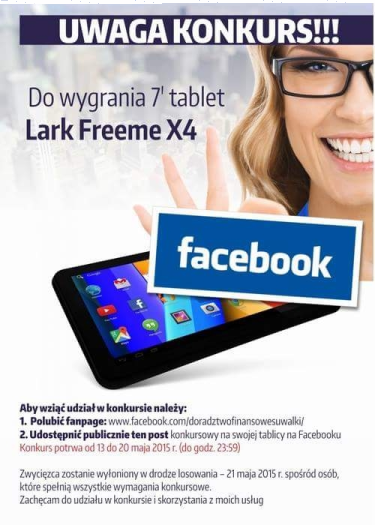 Wygraj tablet 7' marki Lark