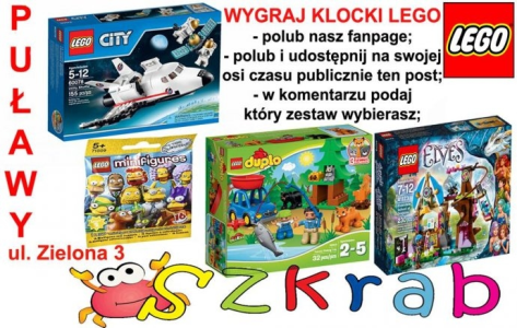 Konkurs "Wygraj klocki Lego" Puławy