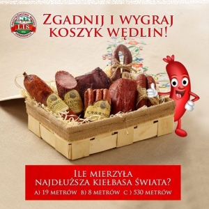 Konkurs "Zgadnij i wygraj kosz wędlin"