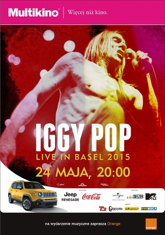Wygraj zaporszenie na koncert Iggy'ego Popa w Multikinie we Wrocławiu, do godz. 12:00