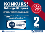 Konkurs "Udostępnij post i odbierz bon o wartości 1000zł na zakupy w sklepie Marionex.pl"