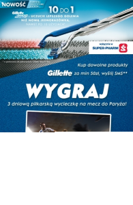 Konkurs "Piłkarskie emocje z Gillette" w Super-Pharm
