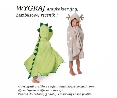 Wygraj antybakteryjny ręcznik dla dziecka