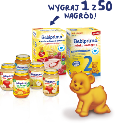 Konkurs "Mój pierwszy posiłek z Bebiprimą!"
