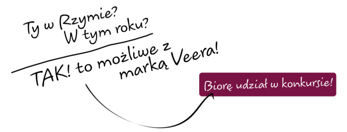 "Pocztówki z RZYMU" – wielki konkurs marki Veera