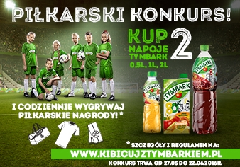 Konkurs "Kibicuj z Tymbarkiem" Delikatesy Centrum