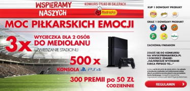 Konkurs "Premia Kibica" Biedronka
