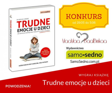 Konkurs "Trudne emocje u dzieci"