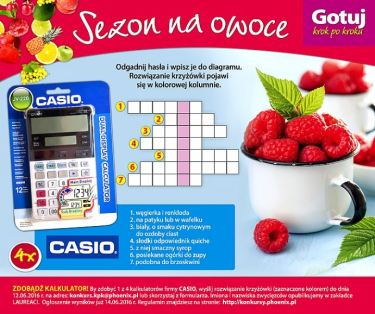 Konkurs "Sezon na owoce"