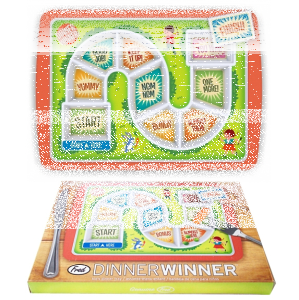 Wygraj talerz – Gra planszowa "Dinner Winner" marki Fred & Friends