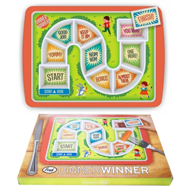 Wygraj talerz – Gra planszowa "Dinner Winner" marki Fred & Friends