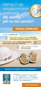 Wypracuj sobie z nami niezapomniane wakacje.