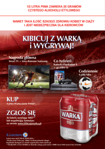 Loteria "Kibicuj z Warką w E.Leclerc"