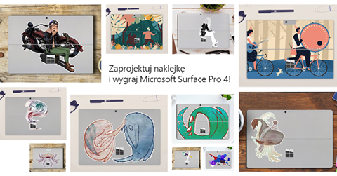 Konkurs "Zaprojektuj naklejkę i wygraj Surface Pro 4"