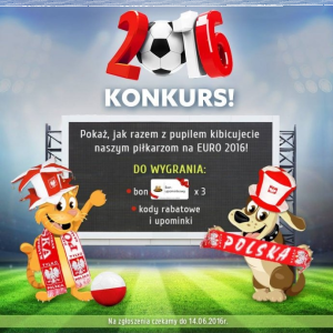 Konkurs fotograficzny "Pokaż, jak razem z pupilem kibicujecie naszym piłkarzom na EURO 2016"