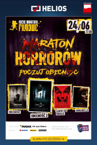 Wygraj bilety na MARATON HORRORÓW w Heliosie w Sosnowcu, Dąbrowie Górniczej, Lubinie oraz Piotrkowie Trybunalskim!