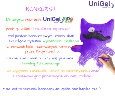 Konkurs "Drużyna marzeń UniGel Kids"