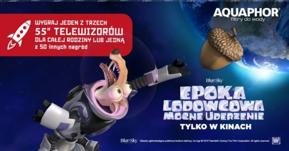 Konkurs twórczy "Epoka Lodowcowa. Mocne uderzenie"