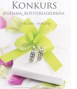 Konkurs Instagram gemma_bizuteriasrebrna