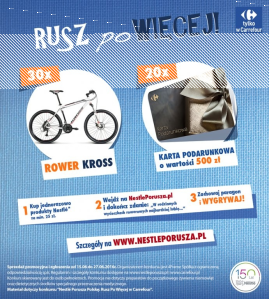 Konkurs "Nestlé Porus za Polskę: Rusz po Więcej w Carrefour"