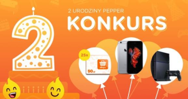 Konkurs na 2 urodziny Pepper!