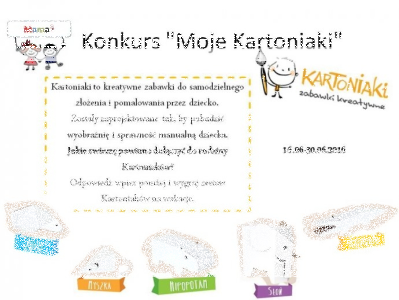 Konkurs "Moje Kartoniaki"