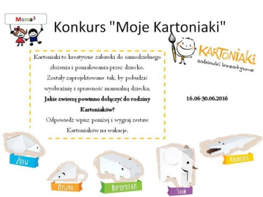 Konkurs "Moje Kartoniaki"