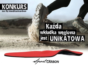 Wygraj Innowacyjną wkładkę z włókna węglowego Sport Carbon robioną indywidualnie pod Twoją stopę