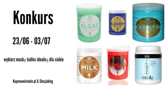 Konkurs "Wybierz idealną maskę Kallos dla siebie"