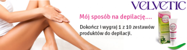 Wygraj 1 z 10 produktów do depilacji Velvetic