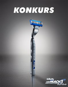 Wygraj zestaw maszynek Mach3 Turbo