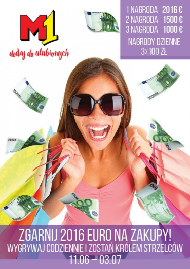 Konkurs "Zostań królem strzelców i zgarnij 2016 Euro na zakupy"