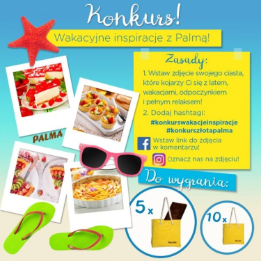 Konkurs "Wakacyjne Inspiracje z Palmą"