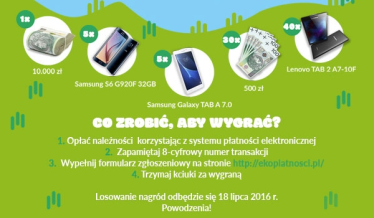 Loteria "Eko płatności"