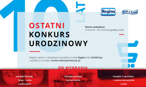 Konkurs "Urodziny z Markami Delitissue Sofidel"