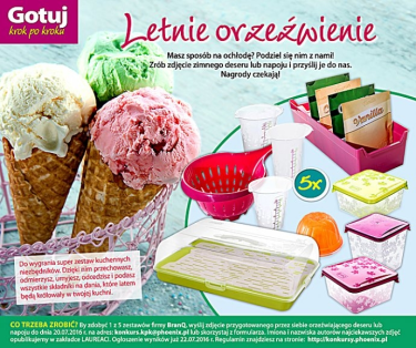 Konkurs "Letnie orzeźwienie"