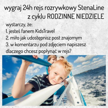 Konkurs: wygraj rodzinny rejs rozrywkowy do Szwecji ze Stena Line
