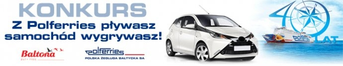 Konkurs "Z Polferries pływasz samochód wygrywasz"