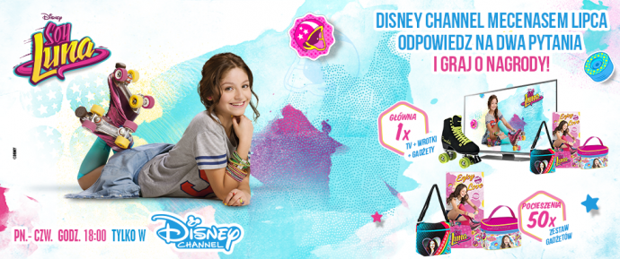 Konkurs "Disney Channel mecenasem lipca"