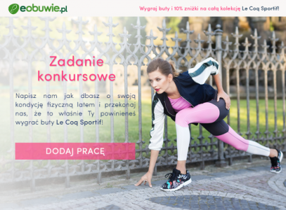 Konkurs "Sportowym krokiem z marką Le Coq Sportif"