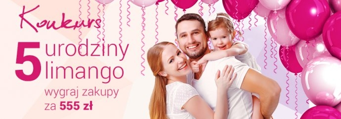 Konkurs urodzinowy - wygraj zakupy za 555 złotych