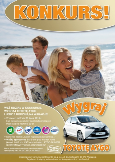 Konkurs ''Jedz z rodziną na wakacje'' Kaufland