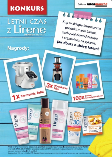 Konkurs "Letni czas z Lirene" Intermarche