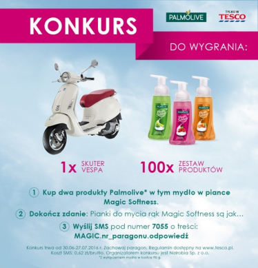 Konkurs "Wyjedź na miasto z pianką Palmolive Magic Softness"