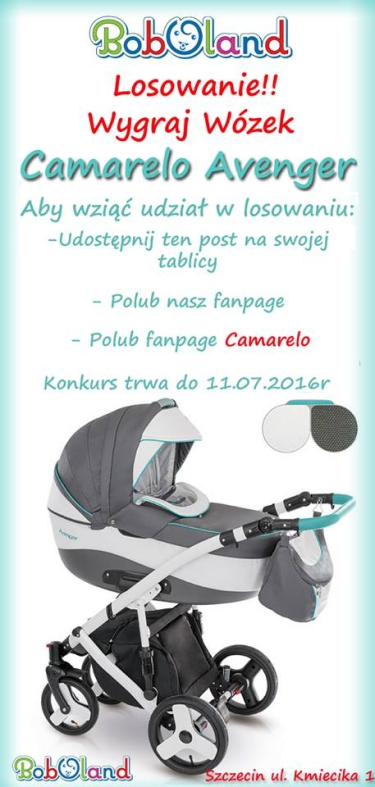 Wygraj nowoczesny wózek Camarelo Avenger