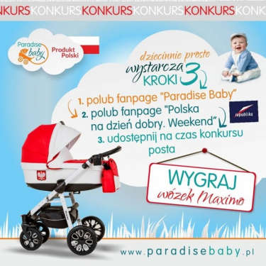 Wygraj wózek Paradise Baby