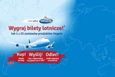 Wygraj bilety lotnicze "Vegeta"